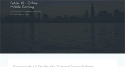Desktop Screenshot of fehler10.com